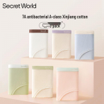 Women's 100% Cotton Antibacterial Seamless Underwear M