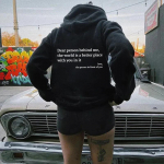 S&uuml;gistalvised Y2k kapuutsid Noore Daami Tr&uuml;kitud kiri Kallis inimene Minu taga Juhuslik Fliisist Suurem&otilde;&otilde;tmeline Hoodie Esteetilised dressipluusid 5XL must