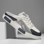 Suur suurus 47 Luksuslikud Mehed Poolsussid Sandaalid Mugavad vabaajajalatsid Meeste Mood Tossud Vaba aeg Meeste Sussid Slaidid Jalatsid Meesed 47 beež