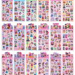 18/36 tk KPOP Deemonik&uuml;ttide Guka Deemon Meeste Grupp Anime Laserkirjutatud Kleebis Kontoritarvete ja Koolitarvete Kaunistamiseks@