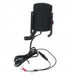 2 &uuml;hes mootorratta tahavaatepeegel ja telefonihoidik 15W QC3.0 USB kiirlaadimine mootorratta juhtmevaba laadija 12‑24V