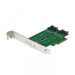 3-pordiline M.2 NGFF SSD adapter - STARTECH - PCIe 3.0 - SATA III ja NVMe