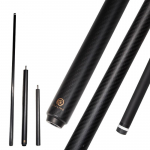 OKHEALING 3 t&uuml;kki Break-Jump kii 12,9 mm ots 147 cm/58 tolli pikkus 20&ndash;22 oz kaal Uni-loc &uuml;hendus s&uuml;sinikkiust piljardikepid, mattmust 58inch must