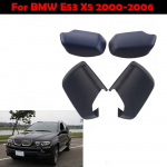 Mattmust k&uuml;ljepeegli kaane tiivapeegli katted sobivad BMW E53 X5 2000-2006 vahetatavale autole Type1Mirror CoverR
