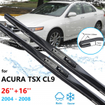 For Acura TSX CL9 Honda Accord 2004 2005 2006 2007 2008 Esiraamita klaasipuhasti harjad Silikoonpesurid Autotarvikud UJ Style A