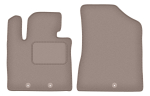 Dywaniki samochodowe prz&oacute;d do: Kia Sorento II FL SUV (2012-2014) beżowe