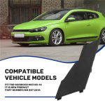 Auto esikaitseraua haagisekonksu kate pukseerimiskate Scirocco MK3 08-14 1K8 807 241A jaoks must