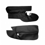 For VW Golf 5 MK5 2005 2006 2007 2008 2009 2010 only 3 doors Car Microfiber Leather Door Armrest Panel Cover Protective Trim Gray
