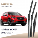 Mazda CX-5 KE 2012-2017 2013 2014 2015 2016 Esi- ja tagumised klaasipuhastajad Tuuleklaasi harjad 24 +18 +14 3PCS