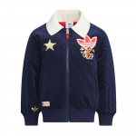 Adidas Originals X Disney Koost&ouml;&ouml; Puuvillane Jakk FW25 Toy Story Mugav Soe Vabaaja Mood Pikkade Varrukatega Lastele Laste jakid KS3170 116