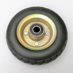 250-4 T&ouml;&ouml;stuslik P&ouml;&ouml;rlev Rattaketas koos 204 ja 202 Laagritega, V&auml;rvitud Kodarad, 1,8 mm Paks, Tugev Konstruktsioon 250-4 Rubber Solid Wheel (202 Bearing)