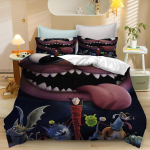 Hotel Transylvania Tekikate Dracula Multikas Mets Pol&uuml;ester T&auml;iskasvanute Kingitus 2/3tk Voodipesukomplekt EU Single(135*200cm)3pcs