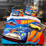 M-Monster Jam Veoauto Voodipesukomplekt 3D Prinditud M-Monster Tekikott Padjap&uuml;&uuml;r &Uuml;heinimese T&auml;iskasvanu Kahekohaline Kuninglik Suurus Magamistoa Kaunistuseks EU Single(135*200cm)3pcs