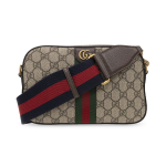 Gucci Ophidia Eemaldatav Reguleeritav &Otilde;larihm T&otilde;mblukuga Sulgemine L&otilde;uend ja Nahk Crossbody Kott V&auml;ike Naiste crossbody kott 752591-FACFW-8920 Basic Set (Bag+Dust Bag)