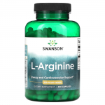 Swanson, L-arginiin, 500 mg, 200 kapslit