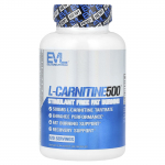 EVLution Nutrition, L-karnitiin500&reg;, 500 mg, 120 kapslit