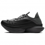 Saucony ENDORPHIN ELITE 2 Mesh Slip Resistant Abrasion Resistant Low top Casual Running Shoes Unisex Black S70918-1 46