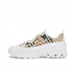 Burberry Vintage Arthur ruudulised athleisure kingad naistele valge-beež 39.5