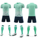 Jalgpallivorm Meeste M&auml;ngu Treeningvorm Meeskonna vorm L&uuml;hikeste varrukatega Hingav T&auml;iskasvanute Laste Spordijalgpalli vorm 4XL heleroheline v&auml;rv