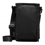 Lululemoni veepudel 2L Esitaskuga Reguleeritava &Otilde;larihmaga Taaskasutatud Nailonist Crossbody Kott Unisex Kotid Must LU9BO7S-BLACK Black