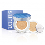 SU:M37 Water-full CC Cushion Perfect Finish SPF50+/PA+++ Komplekt - Nr.01 Light Beige (15g + 15g T&auml;itmine)