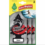 Maagiline Puu Autol&otilde;hnastaja, Vaniljel&otilde;hn, Magus ja Troopiline L&otilde;hn, Kestab kuni 7 N&auml;dalat, Valmistatud Itaalias Sport-3 pack
