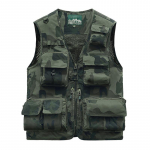 Kevadine ja s&uuml;gisene uus Camo kiirelt kuivav mitme kotiga vest meeste vaba aja veetmise v&otilde;rgust vestile M