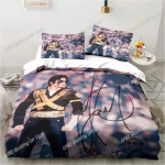 3D Prinditud Michael Jackson Voodipesu Komplekt Magamistoa Pehme Kaasaegne Voodikate Mugav Laste Laste Pehme Tekikate Mugav Tekikate Ja Padjap&uuml;&uuml;r 100*200cm Single