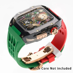 Luksuslik Glacier Modifikatsioonikomplekt IWatch Series 9 8 7 6 5 4SE 45MM 44MM jaoks L&auml;bipaistev korpus Apple Watch Ultra 3 49mm jaoks Modifitseeritud rihm Ultra 1 2 49mm