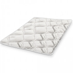 The White Stone Hingav madratsikate k&otilde;rgus 5 cm | Ergonoomiline madratsiparandaja | T&auml;idis pehmest kohevast 80 x 190 cm valge