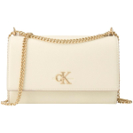 Calvin Klein Vabaaja Minimalistlik Metallpandlaga Kett Ristkeha Commuter Bag Naiste &Otilde;lakott Valge Kuld DH2806-RYW Basic Set (Bag) beige