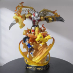 30cm Digimon Adventure Kujud Taichi Agumon War Greymon Anime Kujud PVC Kuju Kollektsiooni Kuju Laua Kaunistus M&auml;nguasjad Kingitus