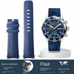 IWC AQUATIMER Ocean Timepiece IWC IW356802 376705 376711 meeste kella rihm Kiirvabastusega K&otilde;verdatud ots Fluoro kummist kellariba 22mm