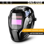 DEKO Kolju P&auml;ikesej&otilde;ul Automaatselt Tumedenev Reguleeritava Vahemikuga 4/9-13 MIG MMA Elektrikeevitusmask Kiiver Keevitusl&auml;&auml;ts Keevitusmasina jaoks DNS-550E gray