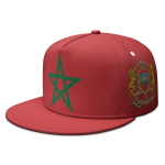 Maroko lame nokaga m&uuml;ts Kohandatud nimi number logo Hip-hop m&uuml;ts Riigilipp Ma kuningriik Araabia Araabia riik Foto peakate Adjustable