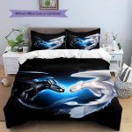 Kuidas koolitada oma draakoni Hambaorgu ja Valgusti (2) Tekikate ja padjap&uuml;&uuml;rid, HTTYD F&auml;nni Voodipesu, Suurep&auml;rane Kingitus.chl 140x200cm