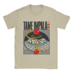 Naljakas Tame Impala T-s&auml;rk Meestele &Uuml;mmarguse kaelusega Puuvillased T-s&auml;rgid Pop Rock L&uuml;hikeste varrukatega T-s&auml;rgid 4XL 5XL Topid S mitmev&auml;rviline