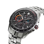 CASIO OCEANUS seeria-ketas kolme osutiga Manta S7000 seeria 100 meetrit veekindel p&auml;ikeseenergia kvarts titaanist rihm meeste k&auml;ekell must sihverplaat OCW-S7000TS-1AJR must