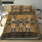 Muistne Egiptus Anubis Egiptuse S&uuml;mbol Kultuur Mugav Tekikate Padjap&uuml;&uuml;r Voodipesukomplekt Laste Magamistuba Kodutekstiil AU Single 140x210cm