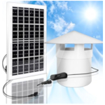 32W p&auml;ikeseenergial t&ouml;&ouml;tav p&ouml;&ouml;ningu v&auml;ljat&otilde;mbeventilaator 10 katuseava ja IP68 veekindla DIY ventilatsioonis&uuml;steemiga kuumuse v&auml;hendamiseks type 1