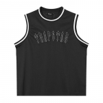 Trapstar tikitud t&auml;hestikuga tanktop ja l&uuml;hikesed p&uuml;ksid komplekt suvine vabaaja spordikomplekt kaheosaline komplekt S