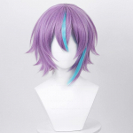 Professionaalne Kamishiro Rui Cosplay paruka projekt SEKAI V&Auml;RVILINE LAVA! Segatud lillad sinised kuumakindlad s&uuml;nteetilised juukseparukad + parukam&uuml;ts (as the picture,One Size)