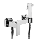 Meybert &Uuml;hek&auml;epidemega Moodne Tsingisulam &Ouml;koloogiline Seinale Paigaldatav Vannidu&scaron;isegisti Kraan Bideepritsik Shattaf Tualett Hotell (as the picture,Zinc alloy)