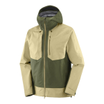 Salomon Outline 3L Gore-Tex Kapuutsiga Moodne Klassikaline Mugav Tuulekindel Hingav Veekindel Jakk Meeste jakid LC2689800 M beige