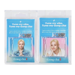 Gong Cha x Stray Kids Felix H&auml;&auml;lega v&otilde;tmehoidja, Piiratud v&auml;ljaande kogutav aksessuaar (Juhuslik v&auml;rv) white