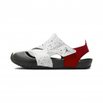 Jordan Flare Libisemisvastased Kulumiskindlad Laste Sandaalid Valge Punane Lastele Vanuses 3-7 Aastat CI7849-106 33.5