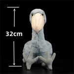 Shoebill High Fidelity Anime Balaeniceps Rex Plushie vaalapea toonekurg Palus m&auml;nguasjad Elutruud loomad Simulatsioon t&auml;idisega nukum&auml;nguasi Laps