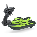 Plastikust Kiire RC Mootorpaat Jet Ski Laetav Elektripaat Simulatsioonimudel Vastupidav Kaasaskantav 2.4G Traadita Mootorpaat roheline