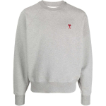Ami Paris Ami De Coeur &Uuml;mmarguse kaelusega Hall Naiste Streetwear BFUSW005747-055 XXXL white