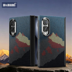 MEMUMI s&uuml;sinikkiust &uuml;mbris Samsung Z Fold 8 jaoks Kevlar traadita laadimise tagakaane &uuml;mbris SAMSUNG Z FOLD jaoks 1PC&For Samsung Z Fold 8 sinine